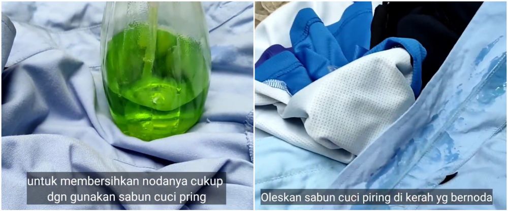 Tak perlu disikat, ini cara mudah hilangkan noda hitam di kerah baju cuma pakai 1 bahan dapur