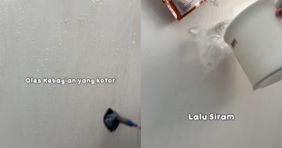 Tak perlu capek menyikat, ini cara bersihkan noda kerak di pintu kamar mandi cuma tambah 1 bahan dapur