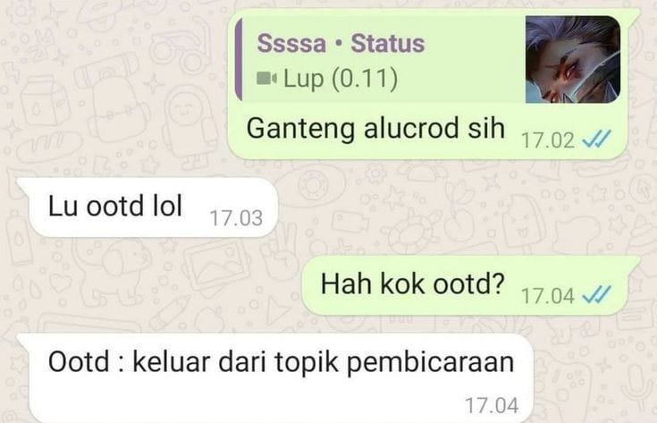 chat lucu orang salah sebut berbagai sumber