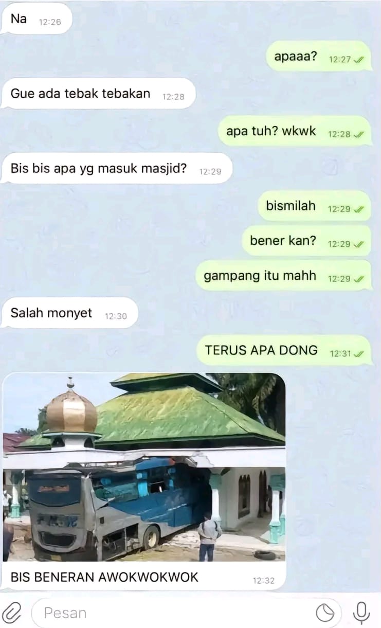 chat tebak-tebakan ngeselin berbagai sumber