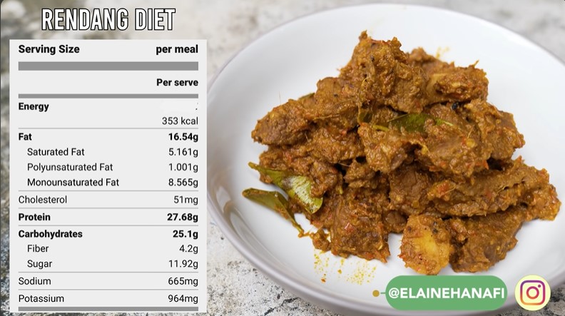 Cara masak rendang sehat cocok untuk diet, tetap gurih kental meski tanpa santan dan minyak