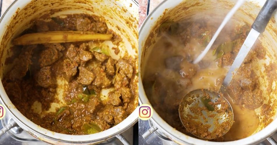 Cara masak rendang sehat cocok untuk diet, tetap gurih kental meski tanpa santan dan minyak
