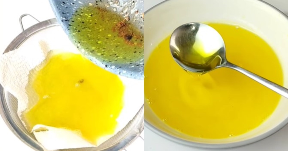 Bukan diberi larutan tepung, ini trik jernihkan minyak goreng kotor dan berkerak cukup tambah 1 alat