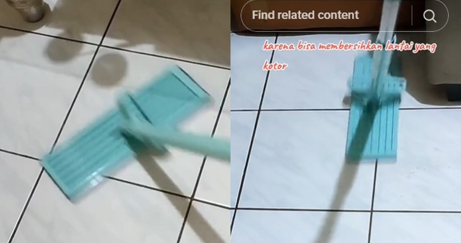 Bukan dicampur cuka, ini cara mengepel lantai agar bersih kesat sampai 3 hari pakai 1 bahan dapur