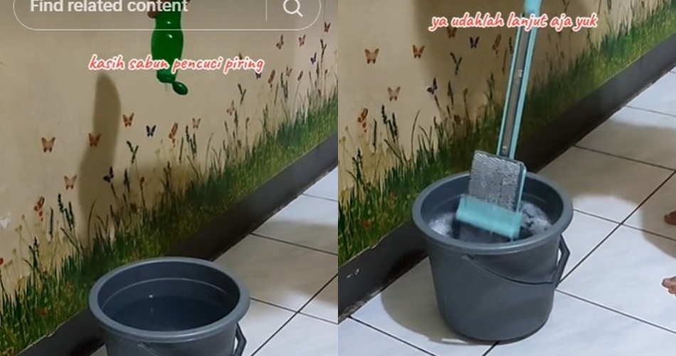 Bukan dicampur cuka, ini cara mengepel lantai agar bersih kesat sampai 3 hari pakai 1 bahan dapur