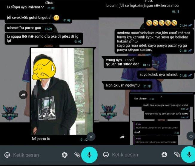 chat lucu salah labrak berbagai sumber