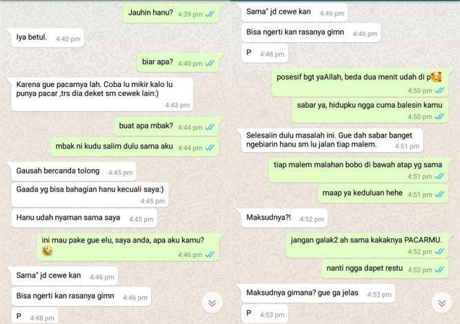 chat lucu salah labrak berbagai sumber