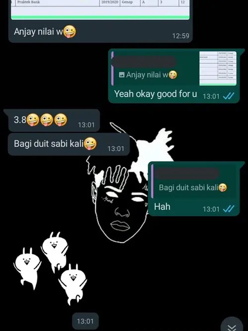 chat lucu nanya nilai berbagai sumber