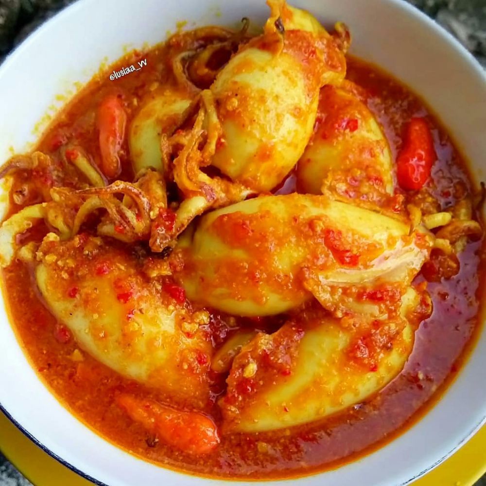 11 Resep cumi masak santan, simpel, enak, antiamis, dan bikin nagih