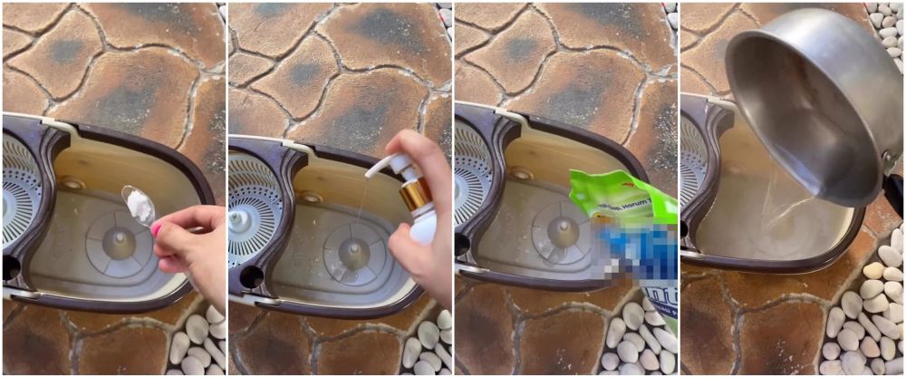 Tanpa diberi cuka, ini trik mengepel lantai granit agar lebih bersih dan kinclong tambah 2 bahan dapur