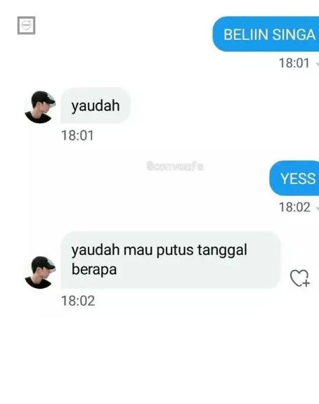 Chat lucu pacar minta hadiah Berbagai sumber Chat lucu pacar minta hadiah Berbagai sumber