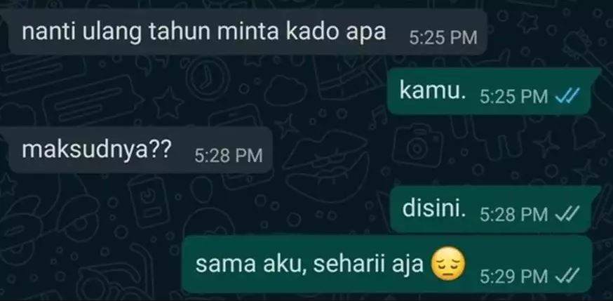 Chat lucu pacar minta hadiah Berbagai sumber Chat lucu pacar minta hadiah Berbagai sumber