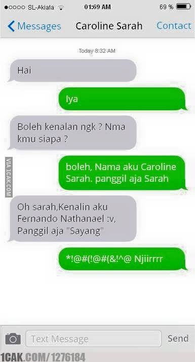 Chat lucu ngajak kenalan responnya nggak enak 1cak.com