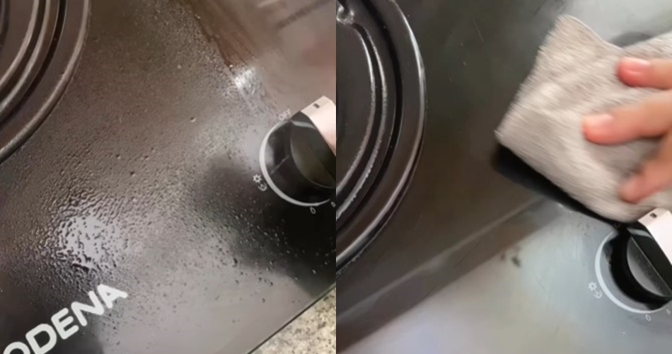 Bukan digosok jeruk nipis, ini trik basmi noda minyak di kompor agar kesat cuma pakai 2 bahan dapur