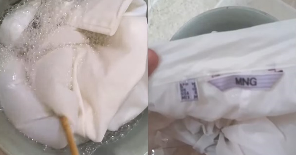 Tak perlu disikat, trik emak-emak basmi noda kuning di kerah baju putih ini cukup tambah 1 bahan dapur