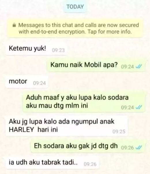 Chat lucu lelahnya hati hadapi pacar matre Berbagai sumber
