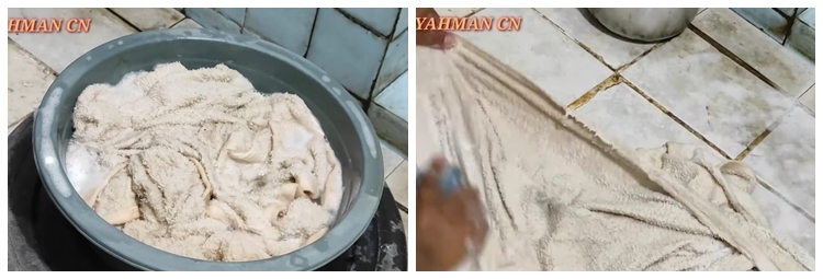 Tanpa pemutih, trik bapak-bapak memutihkan handuk dekil ini bikin kinclong cukup tambah 1 bahan dapur