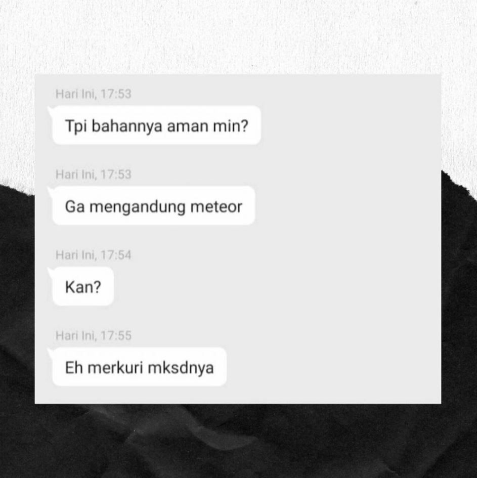Chat typo pembeli toko dari berbagai sumber