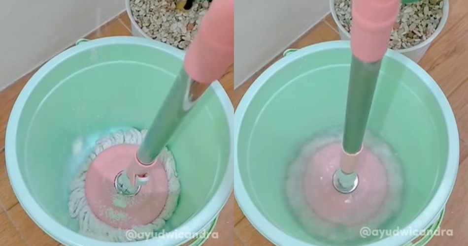 Tanpa direndam cairan pemutih pakaian, ini trik mencuci kain pel kusam cukup pakai 3 bahan dapur