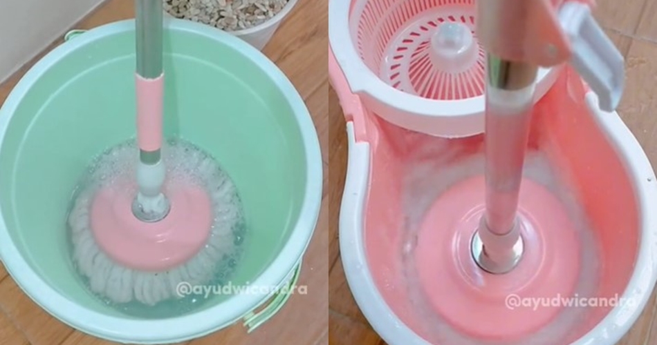 Tanpa direndam cairan pemutih pakaian, ini trik mencuci kain pel kusam cukup pakai 3 bahan dapur