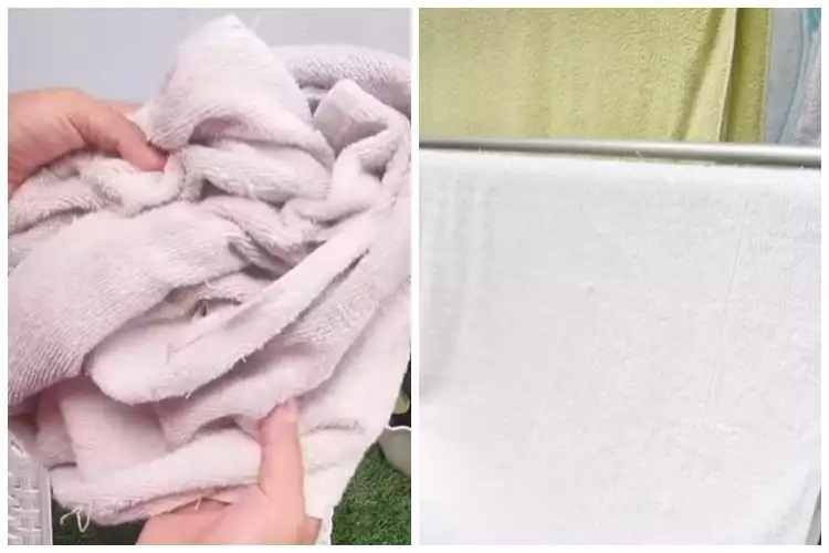 15 Cara mencuci handuk dekil, auto bersih seperti baru pakai bahan sederhana