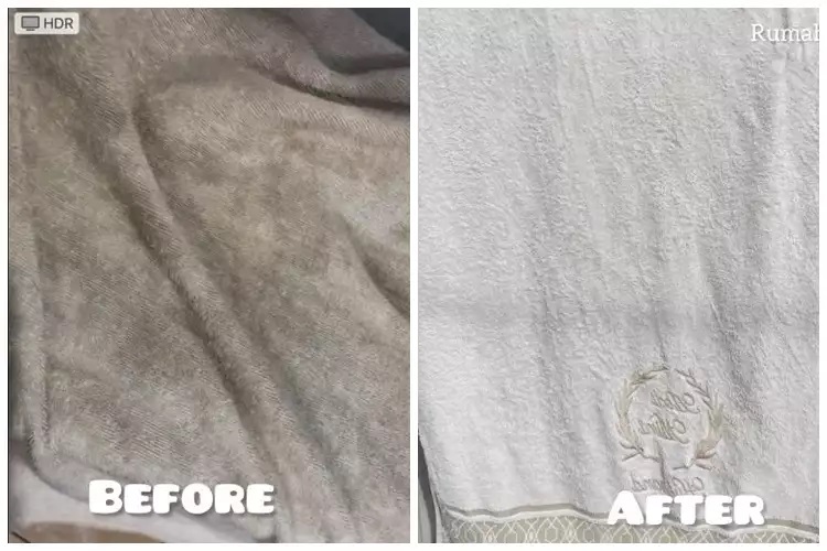 15 Cara mencuci handuk dekil, auto bersih seperti baru pakai bahan sederhana