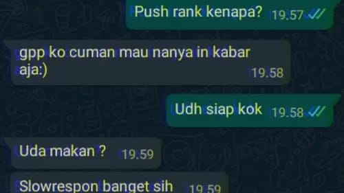 Chat lucu pacar dari berbagai sumber Chat lucu pacar dari berbagai sumber