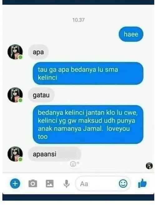 Chat lucu pacar dari berbagai sumber Chat lucu pacar dari berbagai sumber