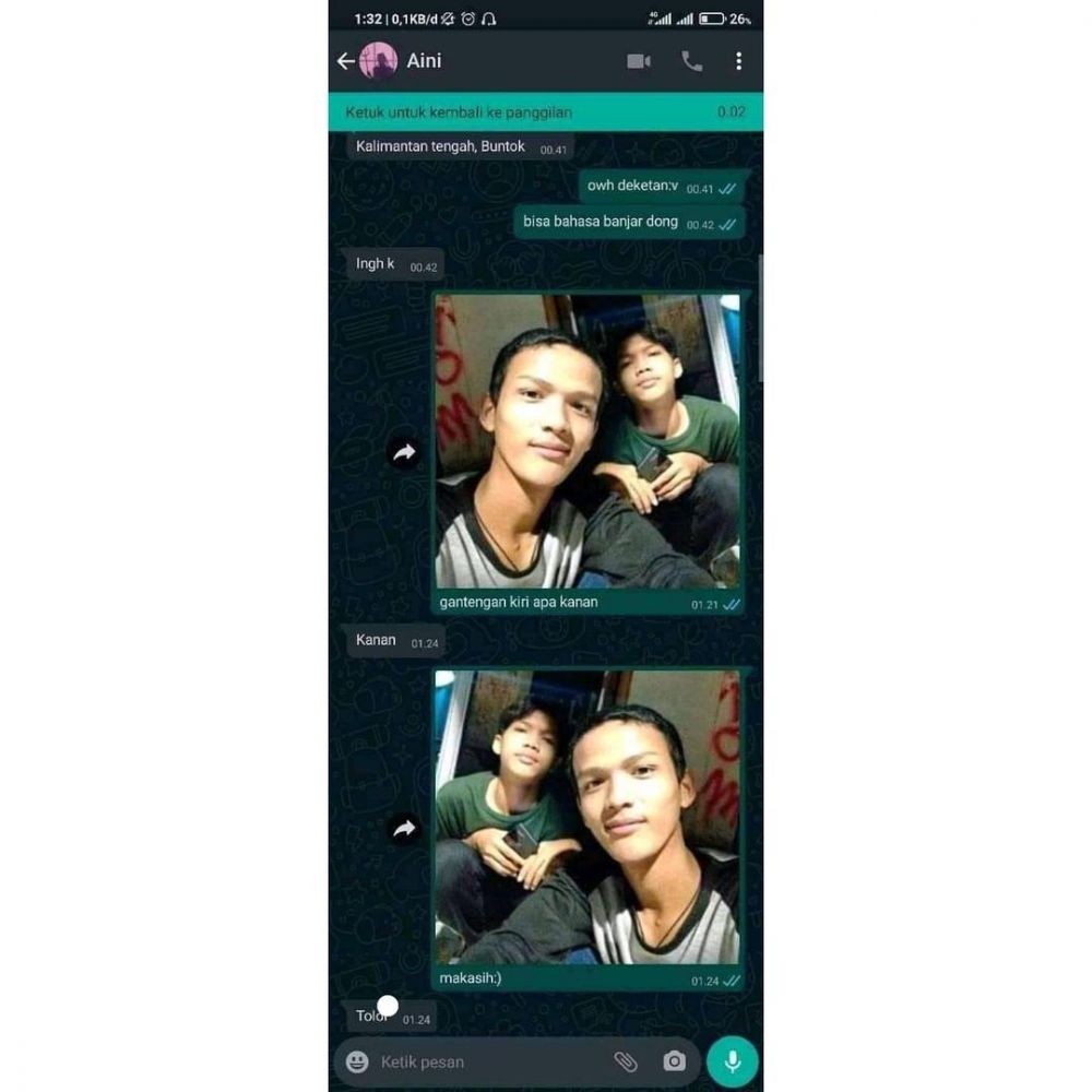 Chat lucu ditolak bikin malu Instagram/@awreceh.id