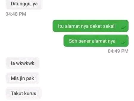 Chat lucu driver ojek online dari berbagai sumber