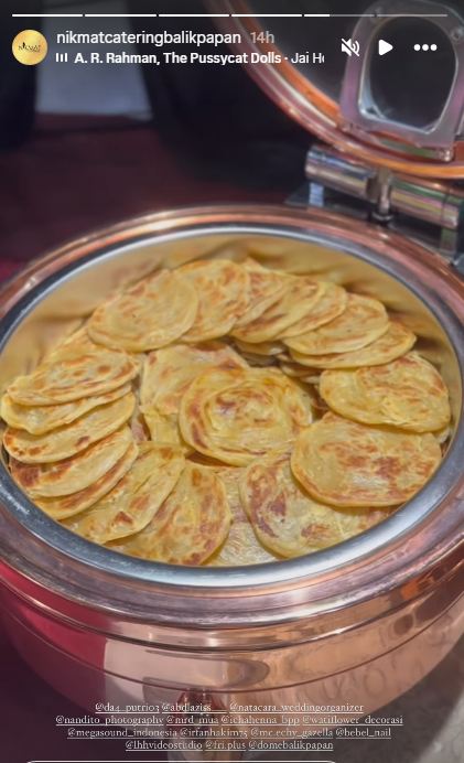 9 Hidangan di pernikahan Putri D'Academy, komplet khas masakan India dan Timur Tengah