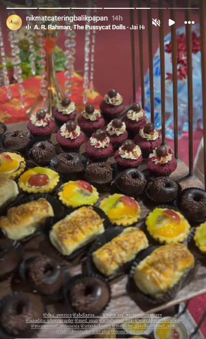 9 Hidangan di pernikahan Putri D'Academy, komplet khas masakan India dan Timur Tengah