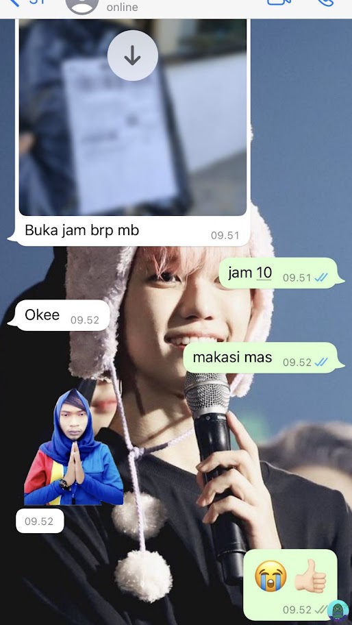 Chat lucu kurir pas anter paket customer dari berbagai sumber