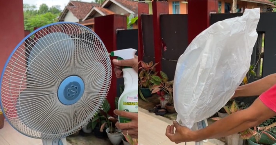 Cuma 5 menit, ini cara bersihkan debu kipas angin meski tak dibongkar, andalkan 1 bahan dapur