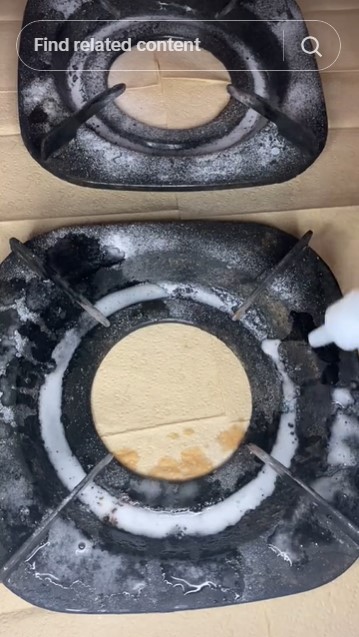 Tak perlu direndam air panas, ini trik basmi noda kerak di tungku kompor cuma pakai 2 bahan dapur