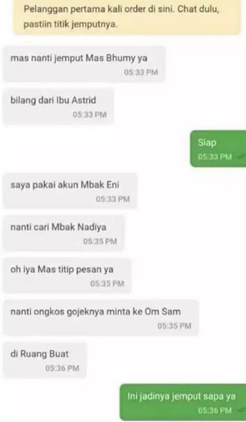 Chat lucu tingkah absurd orang pas minta jemput Berbagai sumber