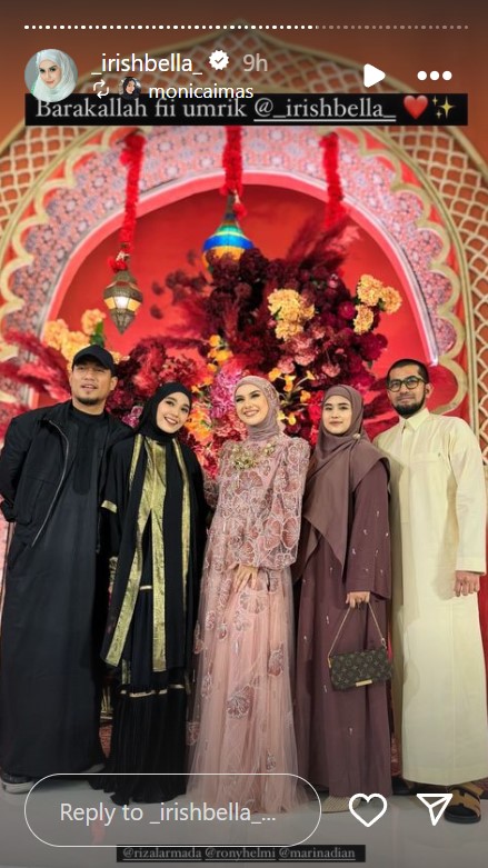 pesta ultah irish bella tema arabian night © 2024 brilio.net