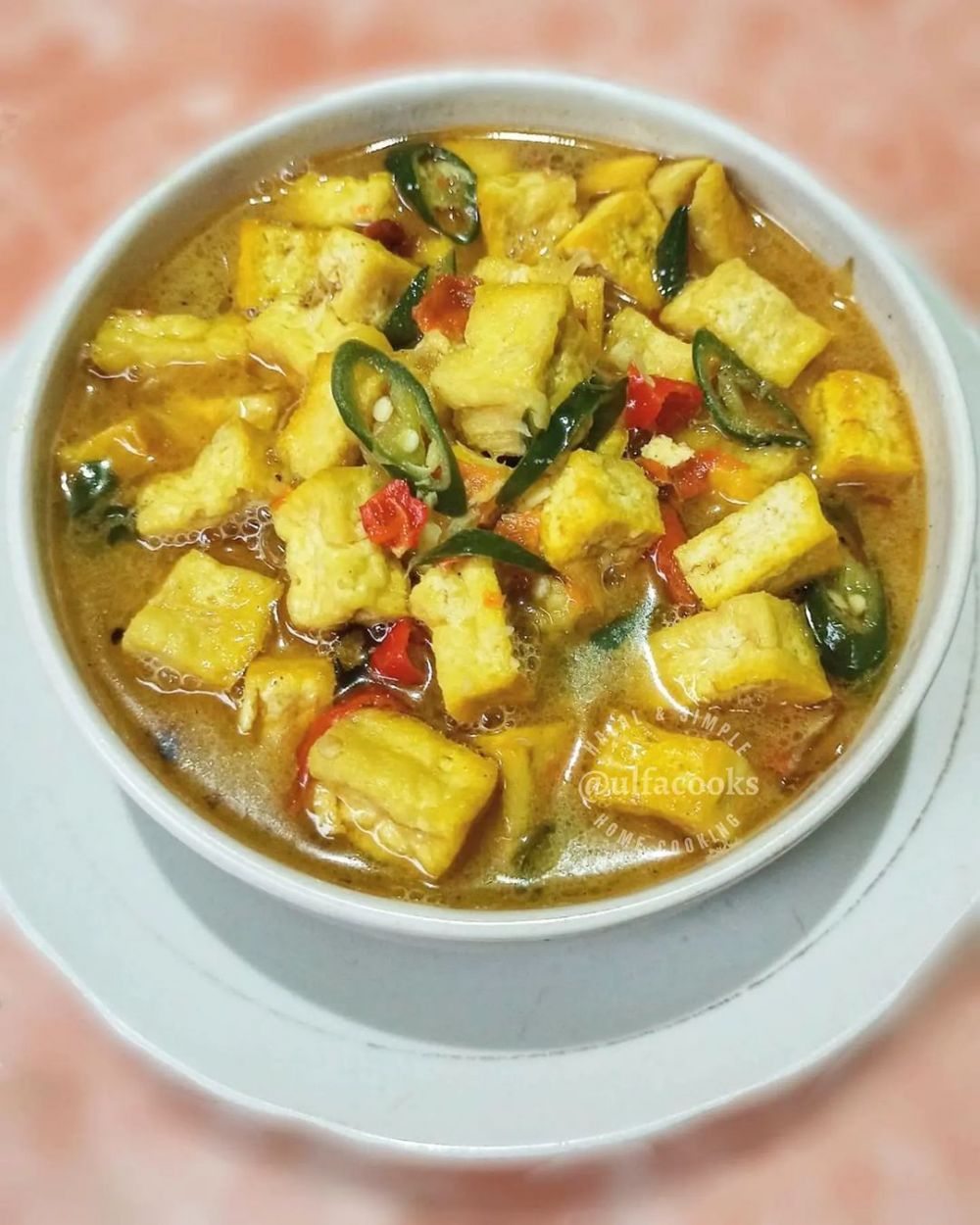 13 Resep sayur tahu santan khas rumahan, gurih, nikmat, dan gampang dibuat