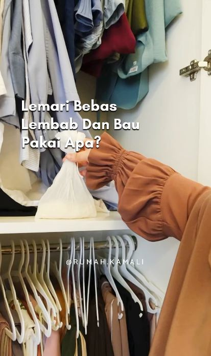 Bukan diberi kapur barus, ini trik agar lemari tak mudah lembap dan berjamur pakai 1 bahan makanan
