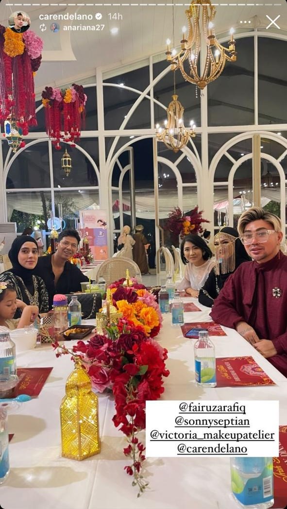 9 Hidangan acara ulang tahun Irish Bella ke-28, lengkap dari jajanan kaki lima sampai ala restoran