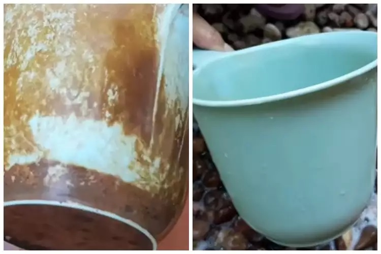 9 Cara membersihkan gayung lumutan dan berkerak, praktis pakai bahan di dapur