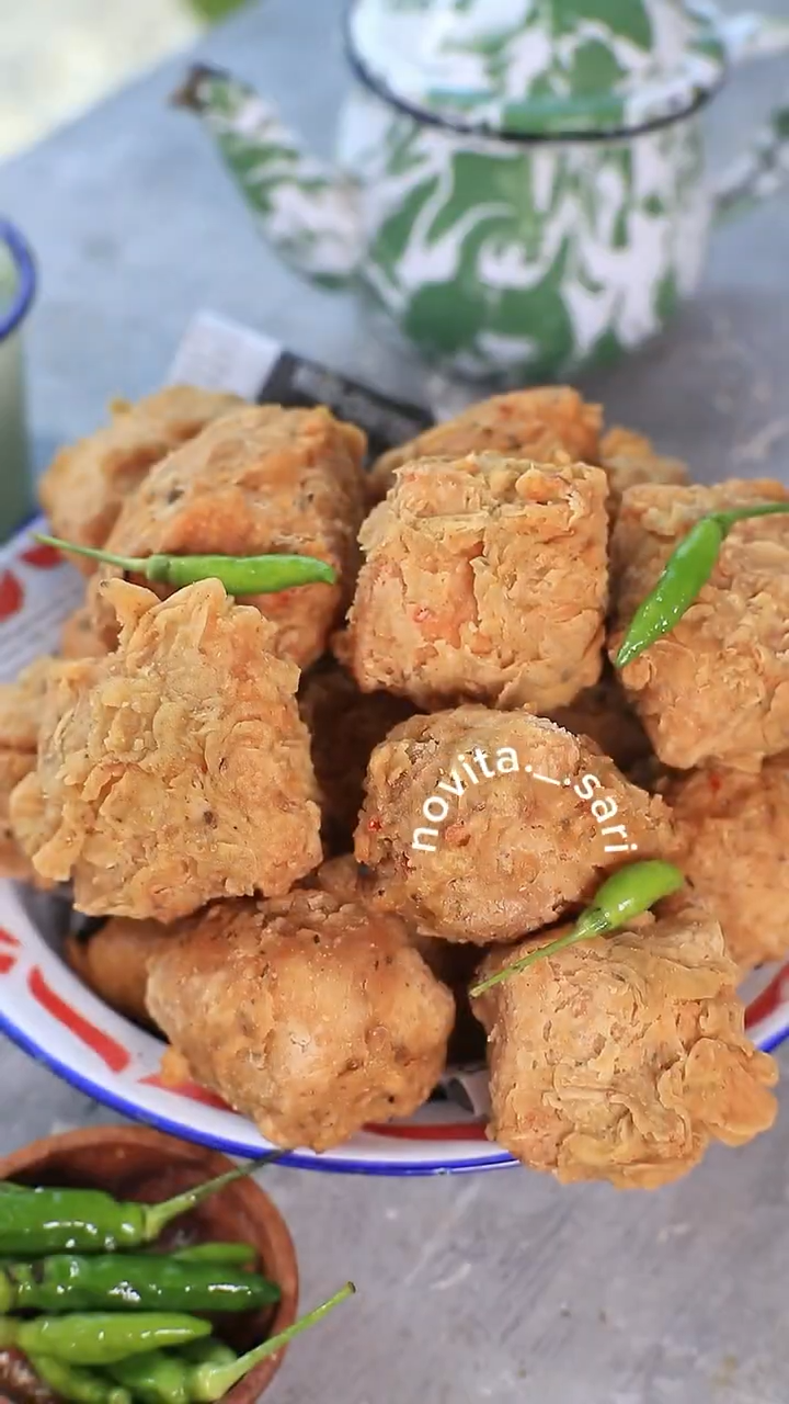 Tanpa baking powder, ini trik bikin tahu isi keriting dan renyah tahan lama pakai 1 jenis tepung