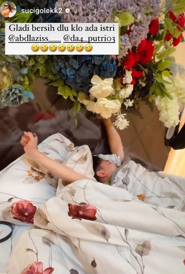 momen malam pertama Putri DA tidur terpisah dengan suami © 2024 brilio.net