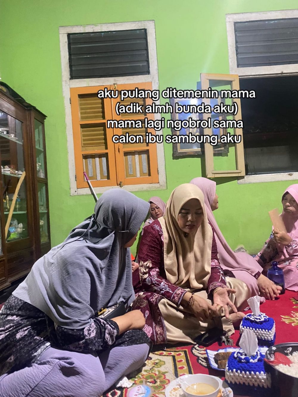 Curhat haru anak antarkan sang ayah menikah TikTok/@f.gustyaraa