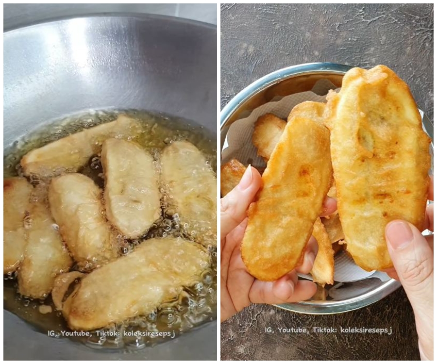 Tanpa baking soda dan margarin, ini trik bikin adonan pisang goreng yang awet renyah hingga 5 hari