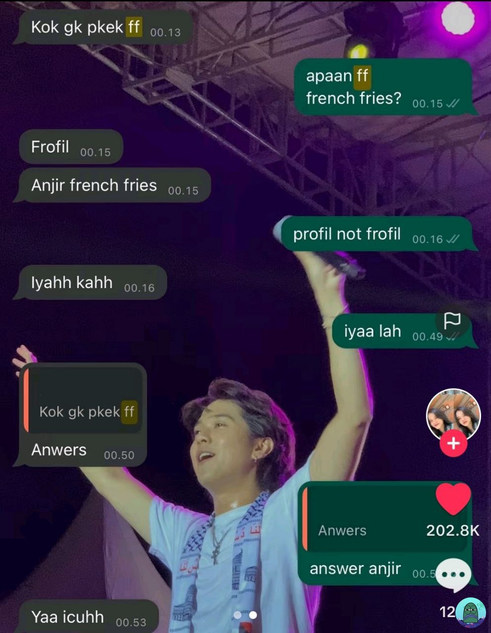 chat lucu orang berusaha pakai bahasa inggris berbagai sumber