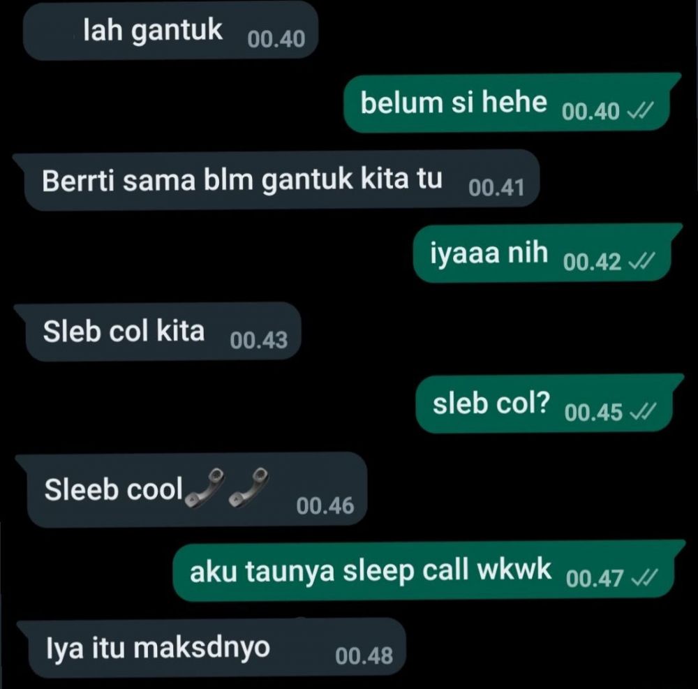 chat lucu orang berusaha pakai bahasa inggris berbagai sumber