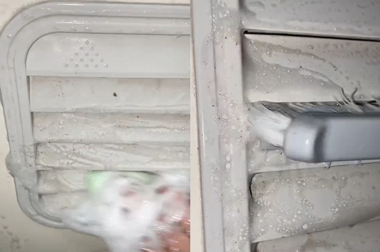 Tanpa cairan pemutih, wanita ini punya cara jitu hilangkan kerak pintu kamar mandi pakai 2 bahan dapur