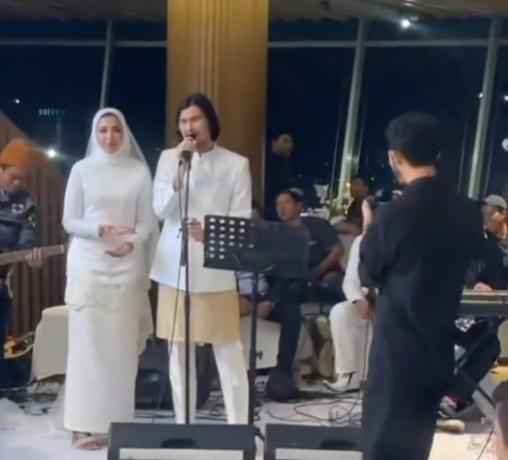 Momen pernikahan Virzha dengan wanita keturunan Arab © 2024 brilio.net
