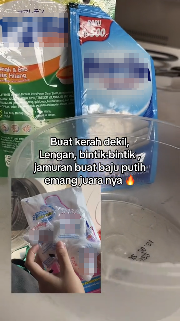 Bukan digosok baking soda, ini cara hilangkan bintik hitam di kerah baju putih tambah 1 bahan dapur